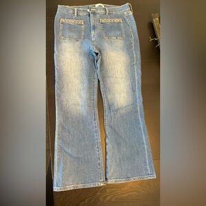 Loft cropped jeans Size 10